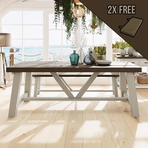 Large 200cm dining table - 200cm,