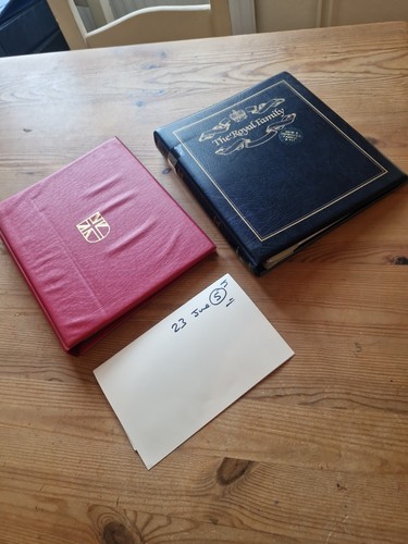 Stamp albums with stamps - stamps, x