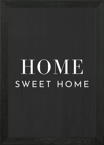 Home sweet - home, framed