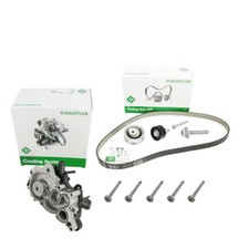 Water Pump + Timing Belt + Bolts INA for VW 1.4 538036310 04E121121A 04E121600AL