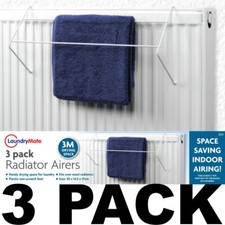 3 Pack of 2 Bar Radiator Airer