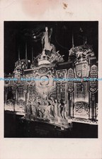 R691595 George VI decoration Wall. Building Entrance. Postcard