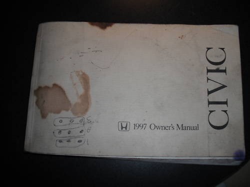 1997 honda civic owner - civic, owner's