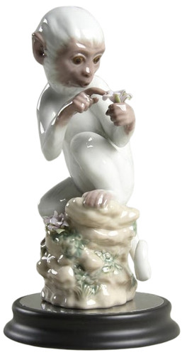 New lladro the monkey figurine - monkey,