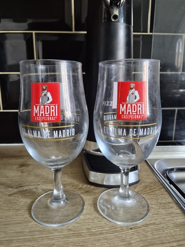 Madri beer glasses - beer,