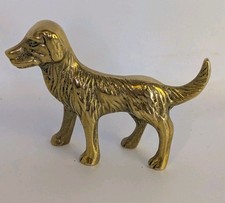 Vintage Solid Brass Spaniel