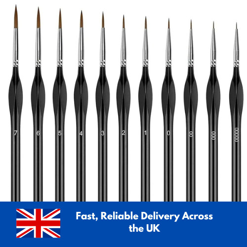10pcs detail paint brush - brush, set