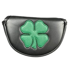 Magnetic Four Leaf Clover Golf Mallet Putter Mid Mallet Putter Head Cover