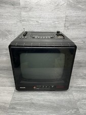 Philips 10" Cube B&W CRT TV