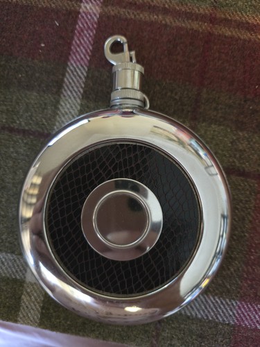 Stainless steel vintage hip - vintage,