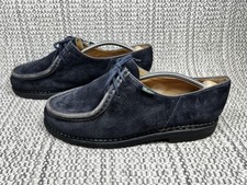 PARABOOT Micheal Marche Shoe, MEN'S UK 10, EU 44, Norwegian Welted, Suede, NAVY