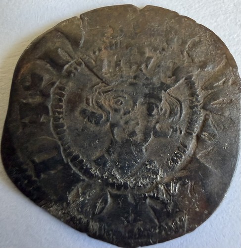 Edward silver penny hammered - i,