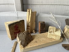 31 DRIFTWOOD PIECES & OFFCUTS Large Bundle Sea Wood Craft Model Beach Hut Art