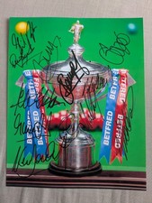 Snooker World Trophy 10x8"