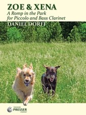 Zoe & Xena Daniel Dorff Set of Scores Piccolo and Bass Clarinet in Bb Theodore P