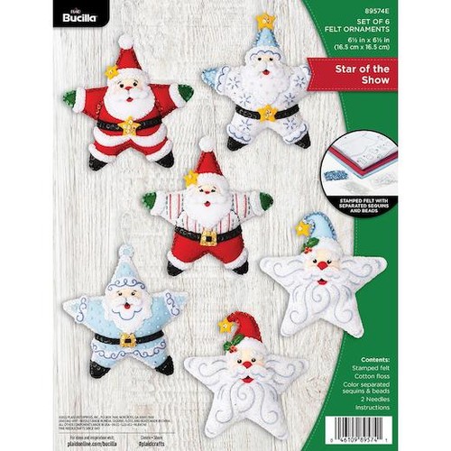 Bucilla felt ornaments - bucilla,