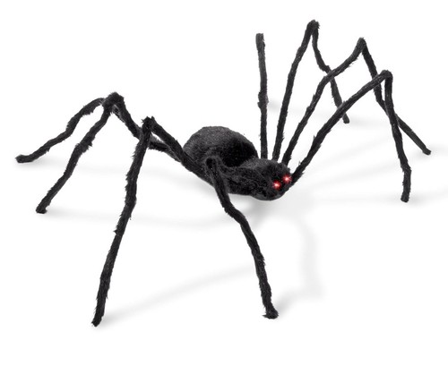 Giant black spider - giant, 127cm