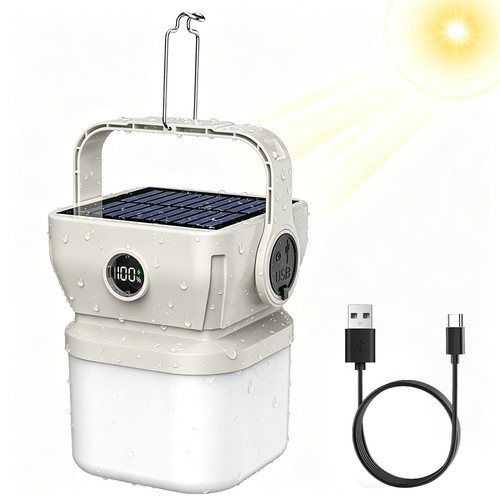 Solar led camping light - led, tent