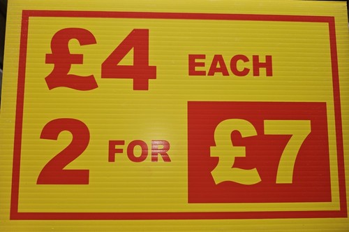 Market trader sign - market,