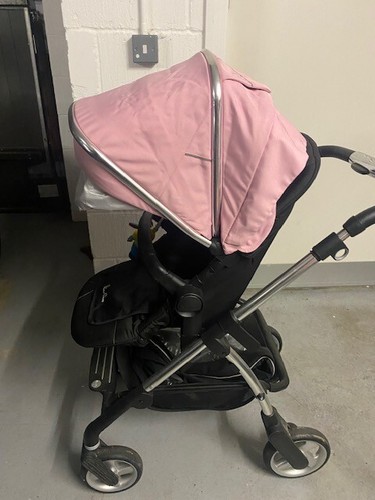 Silver cross pink pushchair - cross,