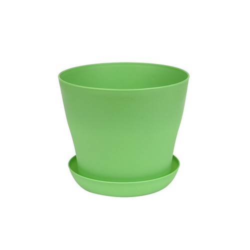 Colorful plastic plant pot - colorful,