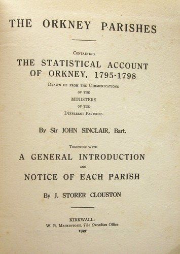 1927 orkney parishes - 1927,