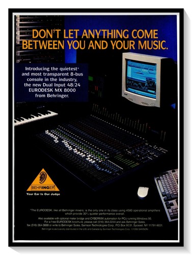Behringer eurodesk mx8000 - behringer,