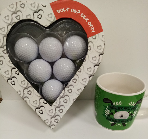 Golf ball gift - and, mug
