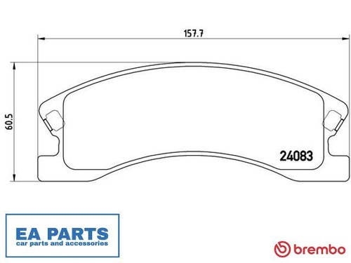 Brake pad set disc - brake,