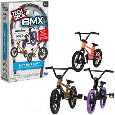 Tech Deck, BMX Finger Bike 3-Pack, Collectible and Customizable Mini BMX... 