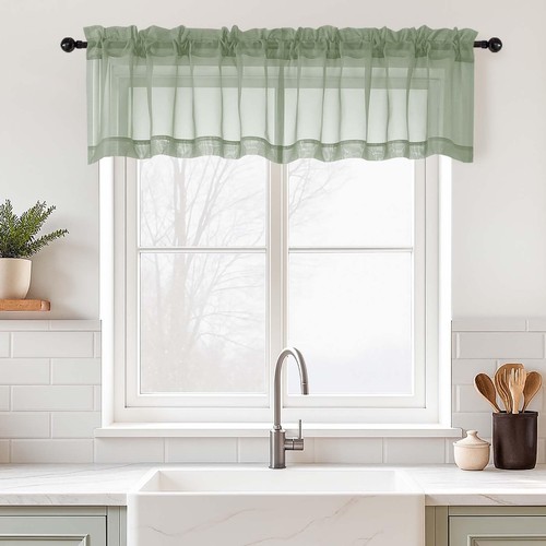 Ebesto sage green valances for - sage,