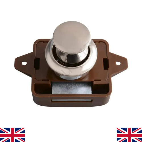 Latch knob push button - button, catch