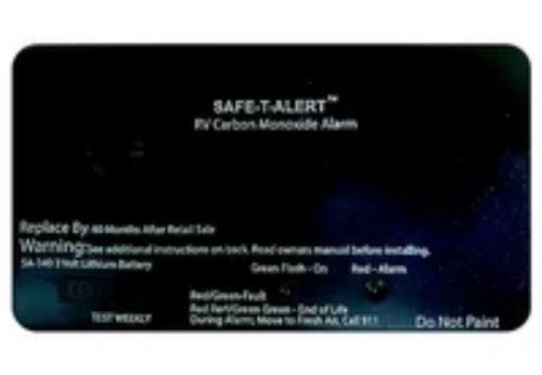 Carbon monoxide alarm black - carbon,