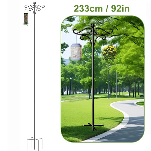 233cm metal garden - 233cm, stakes