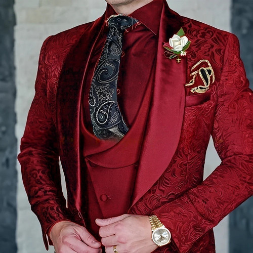 Jacquard men piece - men's, suit