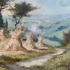 Original Oil Canvas Harvest