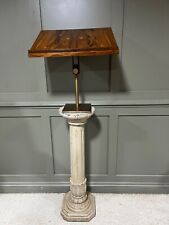 Vintage Church Rostrum in Rosewood & Brass Ideal for Restaurants etc