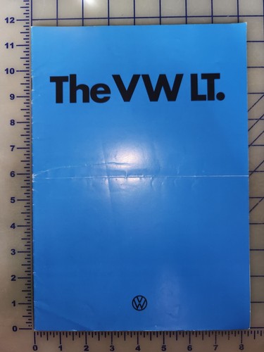 1978 volkswagen brochure vw - lt,