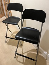 Bar Stools black and chrome