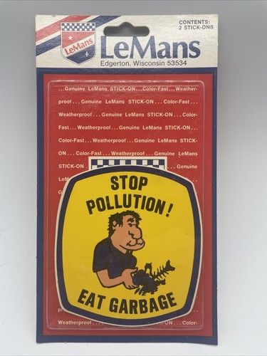 Stop pollution eat garbage - stop,