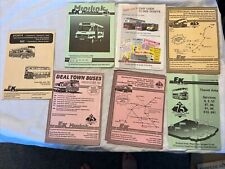 Collection Of 8 Bus Timetables