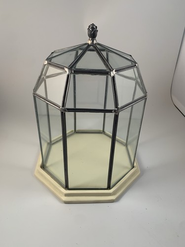 Metal geometric terrarium - terrarium, or
