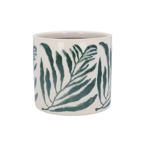 White ceramic plant pot - plant,