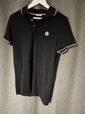 Black Moncler Polo Shirt Size
