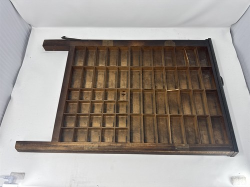 Antique letterpress wood type - wood,