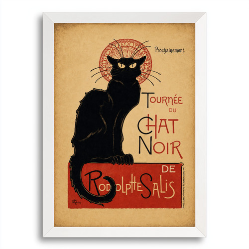 Chat noir inspired - chat, vintage