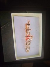 Spanish Mens Golden Tie Pin ... Attic Find... House Clearance