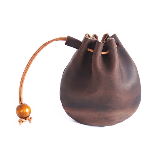 Genuine leather wallet coin - leather,