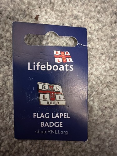 Beer rnli lifeboat - lifeboat, lapel