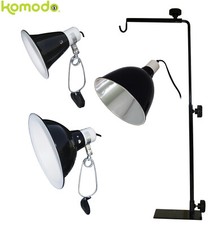 KOMDO LIGHT STAND & DOME REFLECTOR 14 & 21 CM DEEP DOME VIVARIUM TORTOISE TABLE